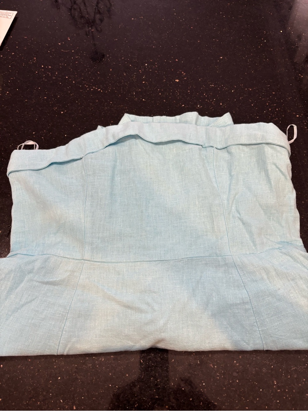 Abercrombie & Fitch Light Aqua Wrap High-Low Skirt - Picture 5 of 7